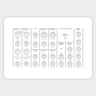 MS20 Analog Synthesizer Magnet